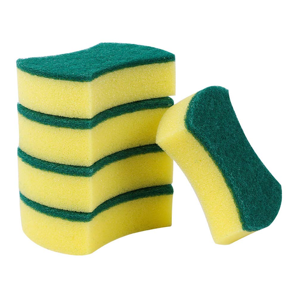 Nano Emery Magic Clean Rust & Stain Remover Sponge - Non-Scratch Kitchen Scrubber for Pots, Pans, Dishes, Bathroom & More | Perfect for Tough Grease, Burnt Food & Hard Water Stains