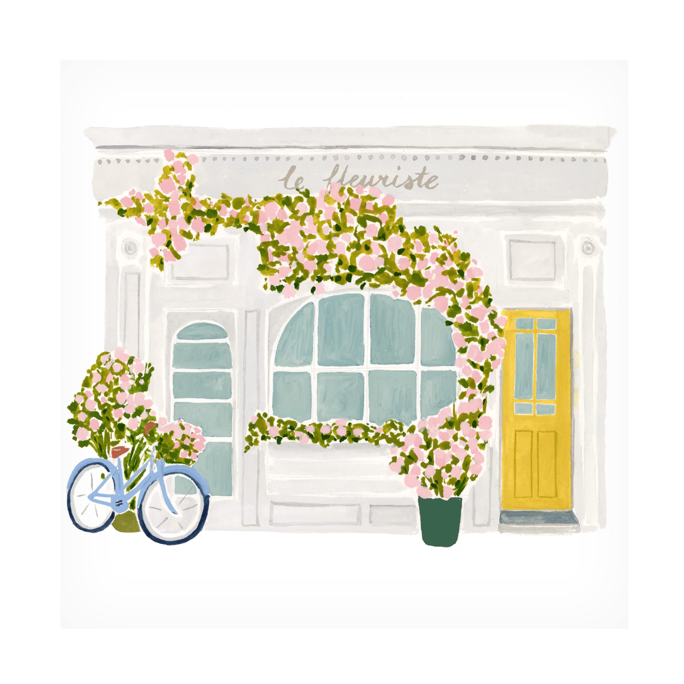 Victoria Borges 'Bonheur I' Canvas Wall Art - Handmade Premium Gallery Wrapped Painting for Living Room, Bedroom & Office Decor