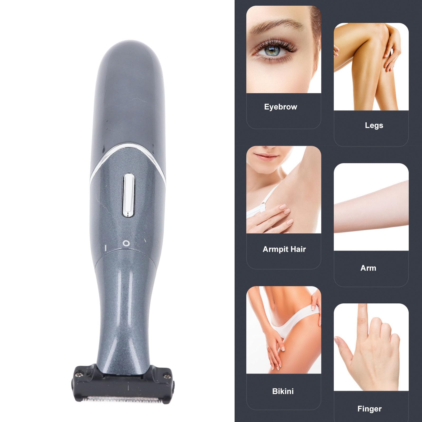 Yosoo Electric Body Hair Trimmer Kit - Gentle & Precise Shaving Tool for Men & Women | Portable Groomer for Eyebrows, Facial Hair & Body | Perfect for Home Use, Travel & Personal Grooming
