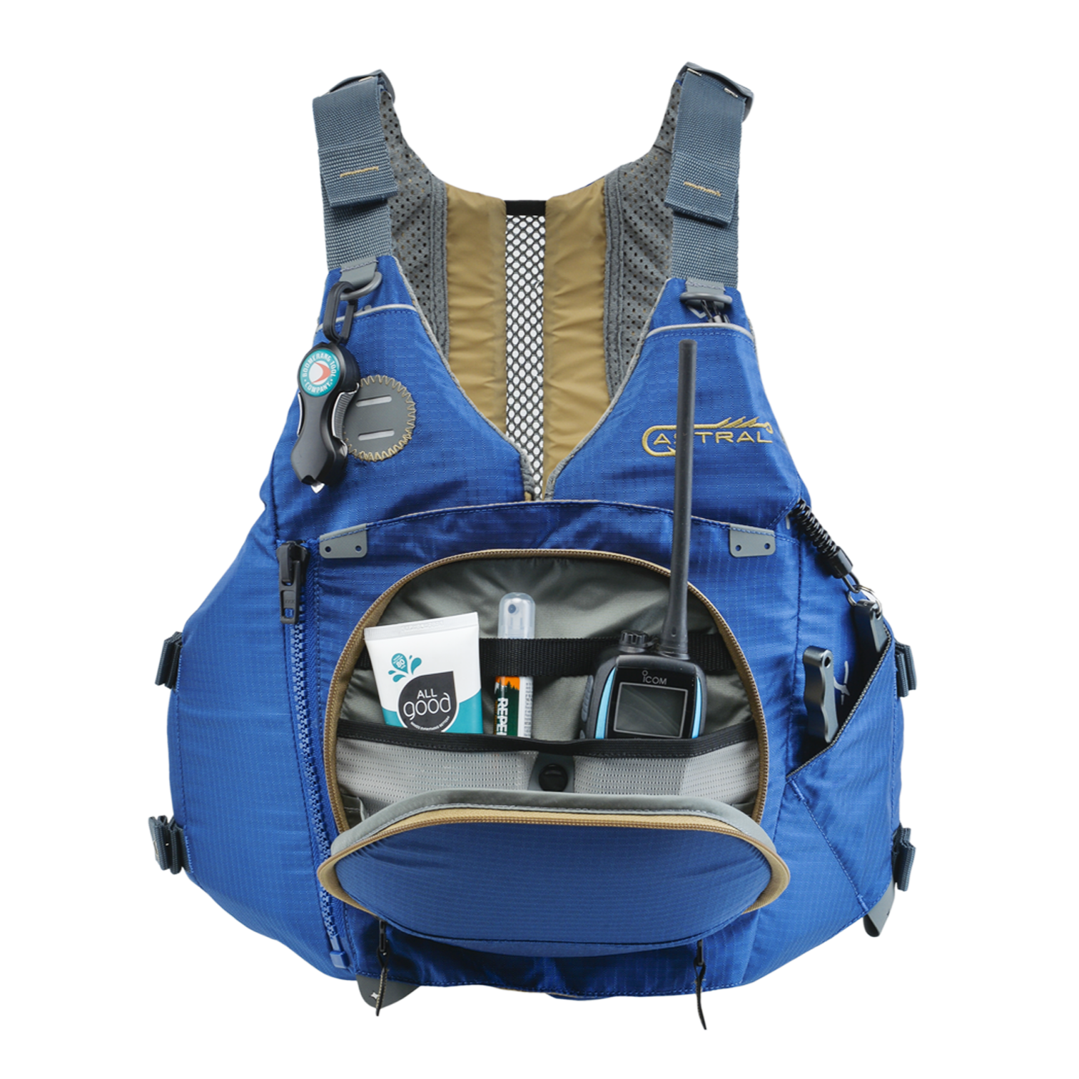 Astral Sturgeon Thin Back Fishing Life Jacket PFD - Lightweight & Comfortable for Kayaking, Boating & Water Sports - US Coast Guard Approved Safety Gear
