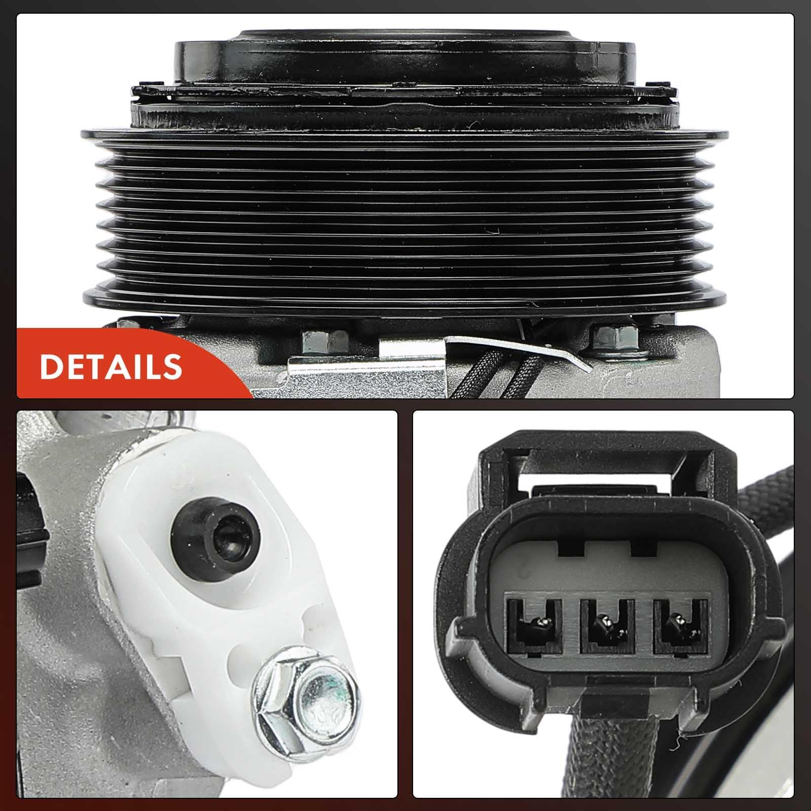 Premium AC Compressor with Clutch for 2018-2022 Honda Accord 1.5L - High Performance Auto Air Conditioning Part - Perfect for Summer Road Trips & Daily Commuting