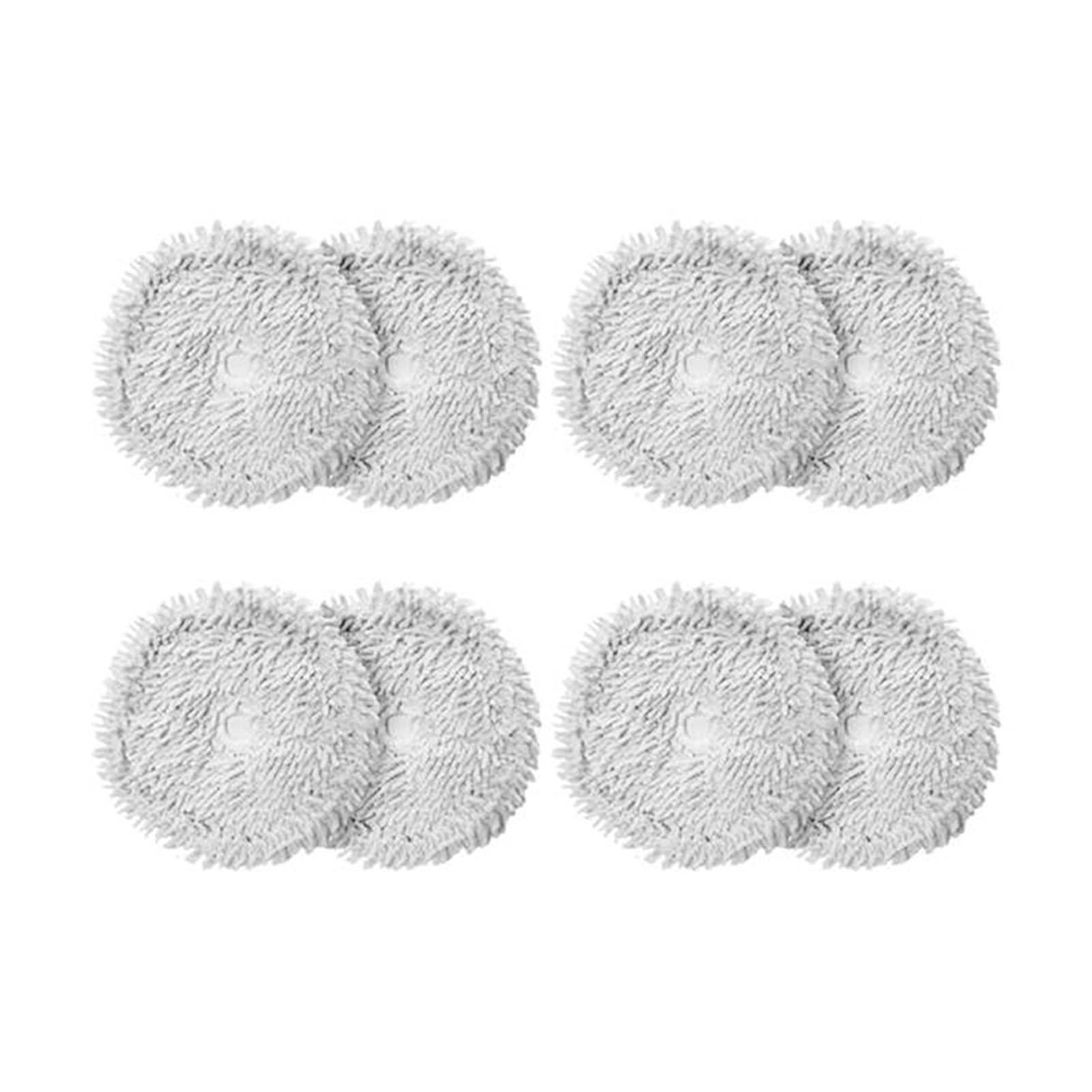 8Pcs Washable Mop Cloth Replacement for Xiaomi Dreame Bot W10 Robot Vacuum Cleaner - Compatible Vacuum Cleaner Parts Accessories for Home and Kitchen Cleaning