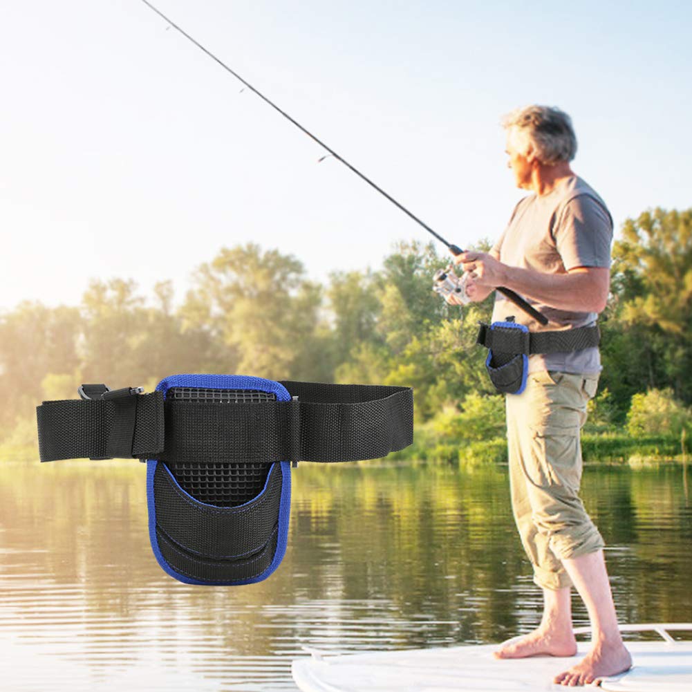 **Waterproof Fishing Waist Belt – Lightweight Rod Holder with Oxford Fabric for Outdoor Fishing – Perfect for Shore, Boat & Kayak Fishing**