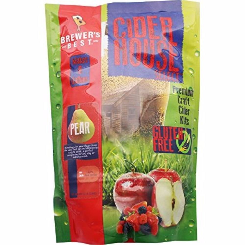 Gluten Free Pear Cider Making Kit - Premium Cider House Select Home Brewing Supplies for Craft Beer Lovers (Perfect for Home Brewing, Gifts & Parties)