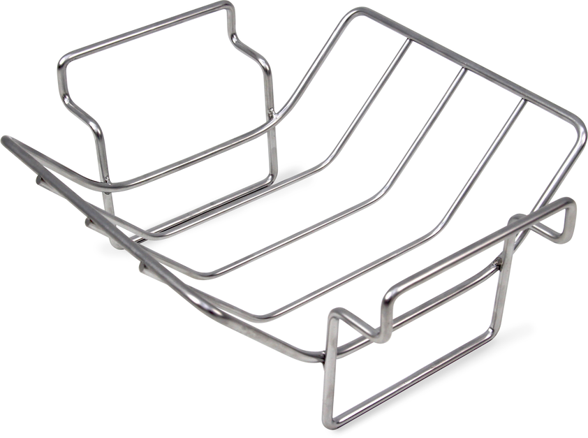 Big Green Egg Stainless Steel Rib & Roast Rack - 5 Sizes (2XL, XL, L, M, S) for BBQ Grilling, Smoking & Outdoor Cooking Accessories