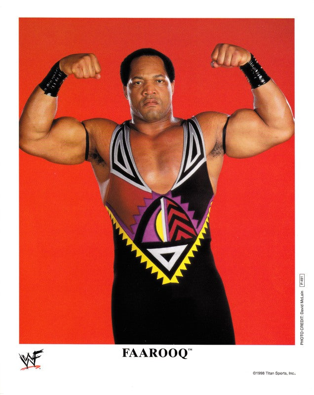 1998 Faarooq P491 Action Figure - Rare Collectible Wrestling Toy for Fans & Display - Perfect for WWE Memorabilia Collections & Nostalgic Gifts