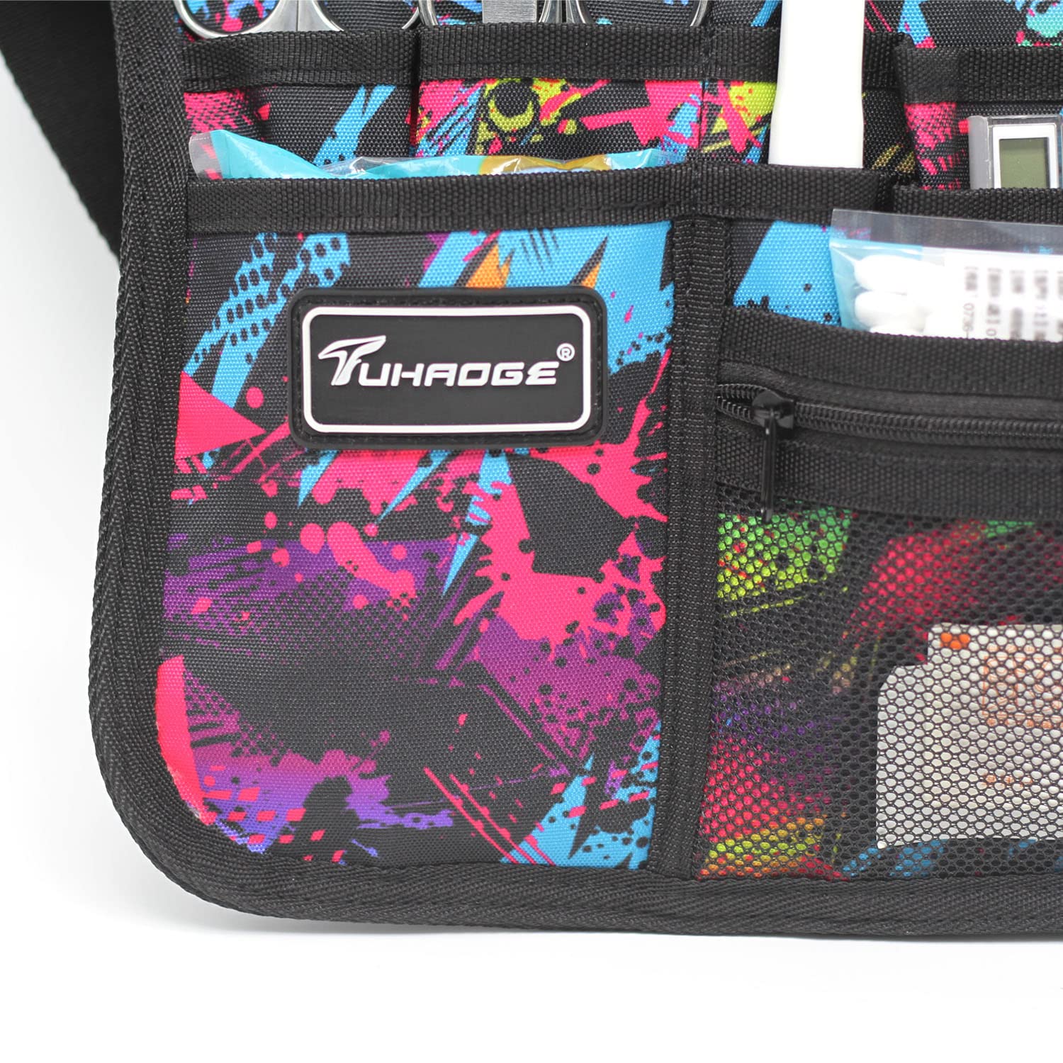 Tuhaoge Multifunctional Nurse Storage Bag - Medical Kit Waist Pouch for Nurses & Healthcare Professionals | Durable Organizer for Stethoscope, Scissors, Pens & Supplies | Perfect for Hospital Shifts, Home Care & Emergency Use