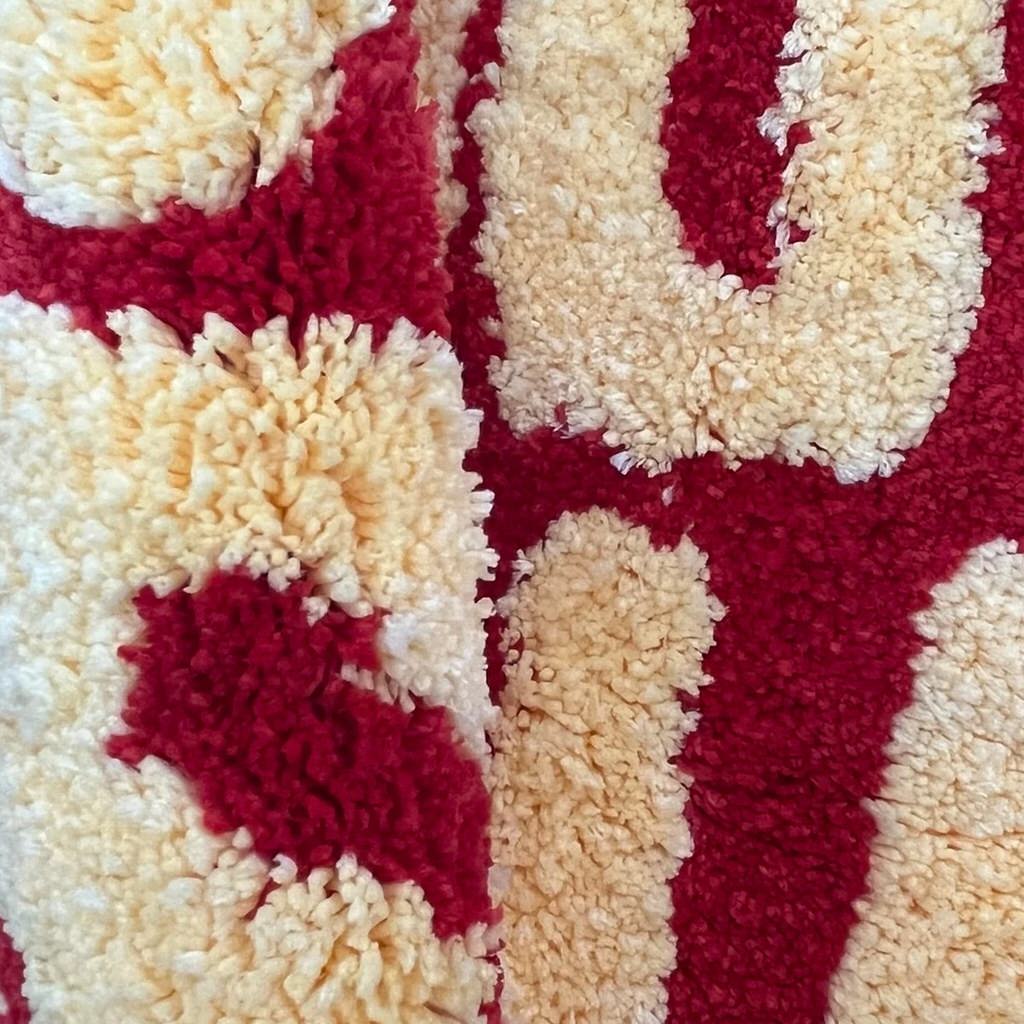 Be Yourself Aesthetic Tufted Accent Rug - Soft Bohemian Decor for Bedroom, Living Room & Dorm | Cozy Floor Mat for Home Decor
