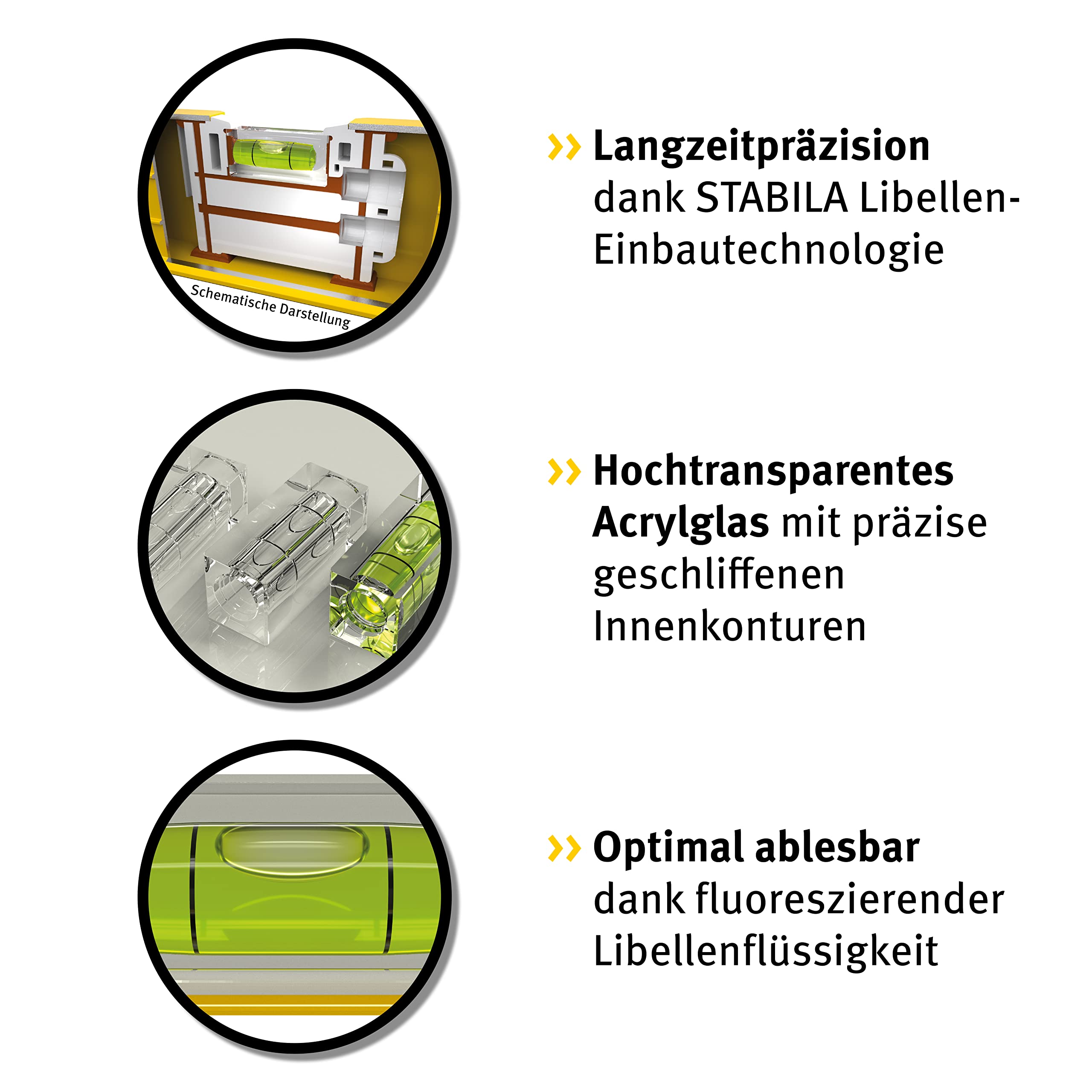 Stabila 02143 Magnetic Bubble Level - High Precision Tool for Construction, Woodworking & DIY Projects | Perfect for Framing, Tiling & Alignment Tasks
