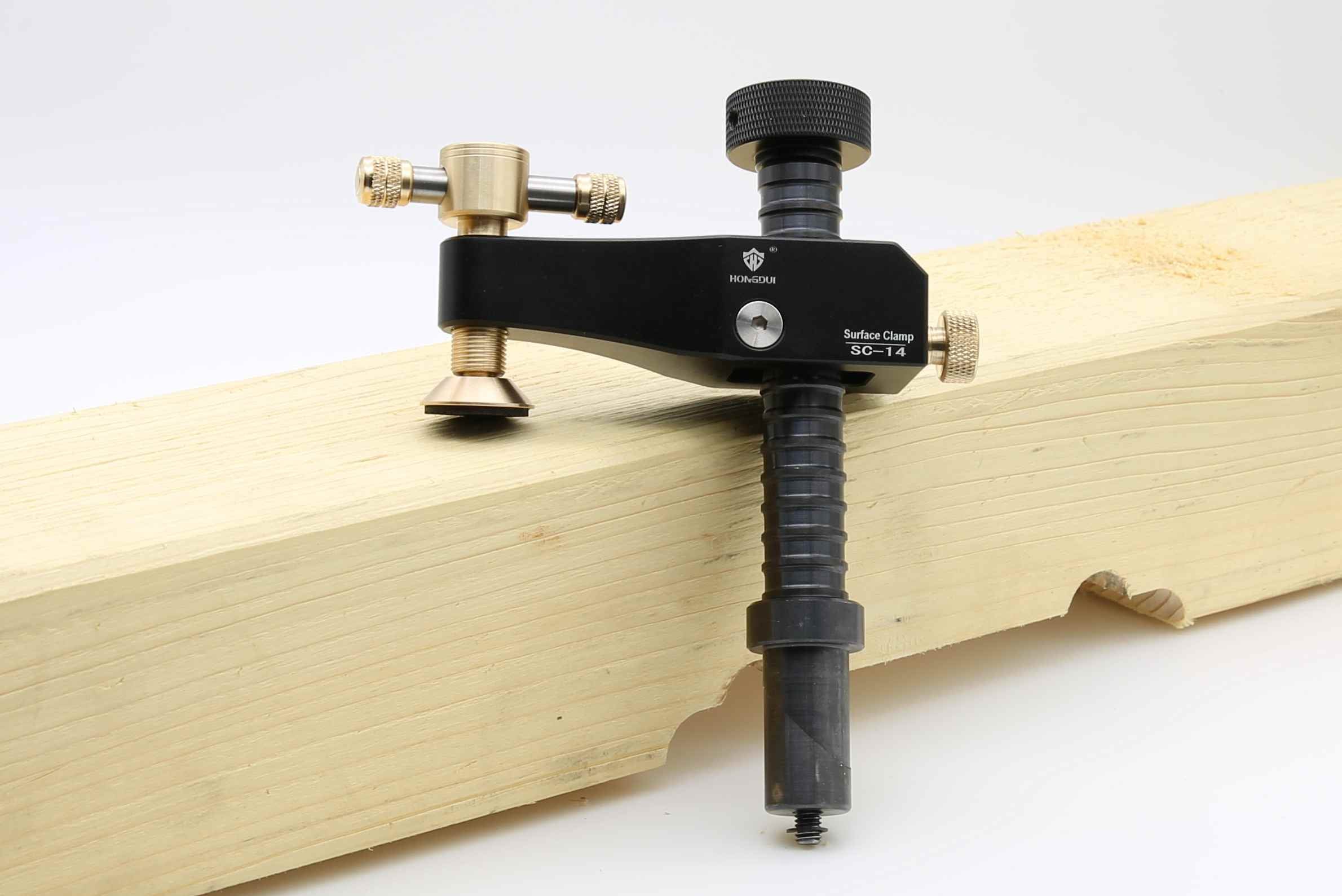 Hongdui Tools Adjustable Dog Hole Clamp - Heavy Duty Workbench Hold Down for Woodworking, Metalworking & DIY Projects | Secure Workpieces for Drilling, Sanding & Sawing