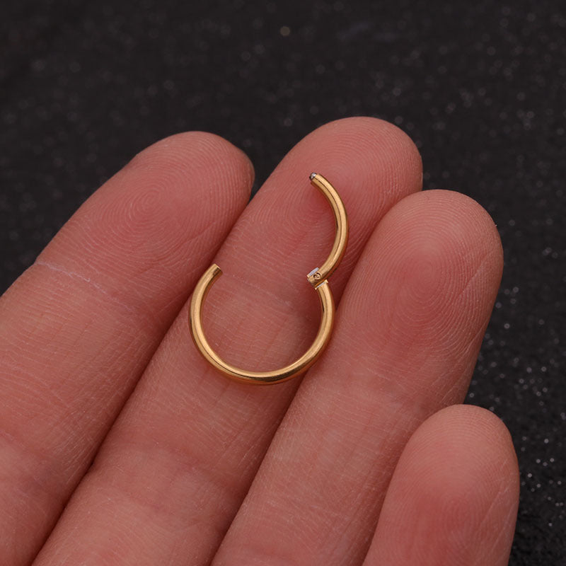 16G Surgical Steel Cartilage Huggie Earrings - Small Hoop Earrings for Helix, Tragus & Piercings | HSPJ19112 | Perfect for Everyday Wear & Gifting