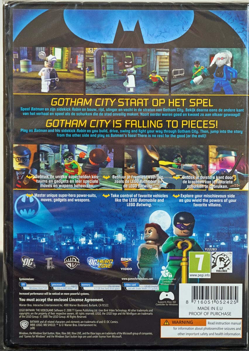 LEGO Batman Game for PC - Action-Packed Superhero Adventure | Play at Home or On the Go