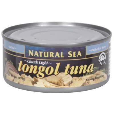 Premium Wild-Caught Tongol Tuna Chunks in Saltwater - Light & Flaky - 12 Pack (5oz Each) - Perfect for Salads, Sandwiches & Healthy Meal Prep