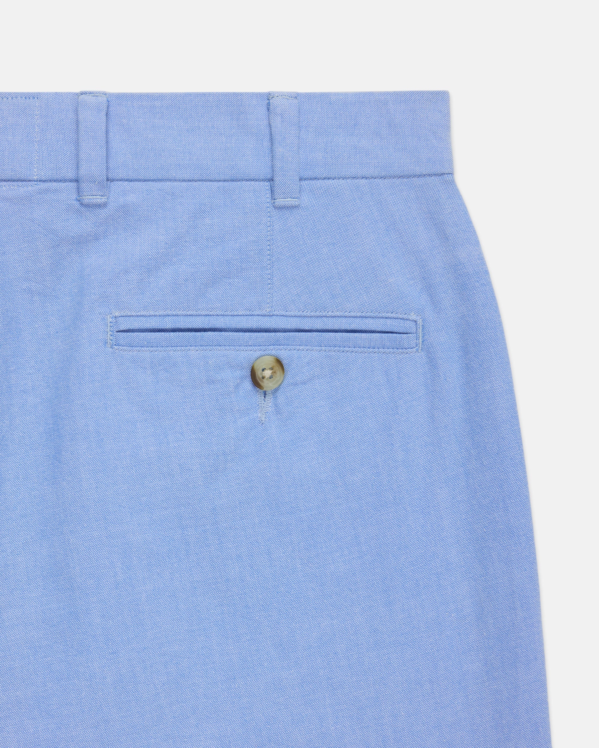 TRIM FIT COTTON CHAMBRAY SHORTS - Men's Casual Summer Shorts for Beach, Travel & Outdoor Activities