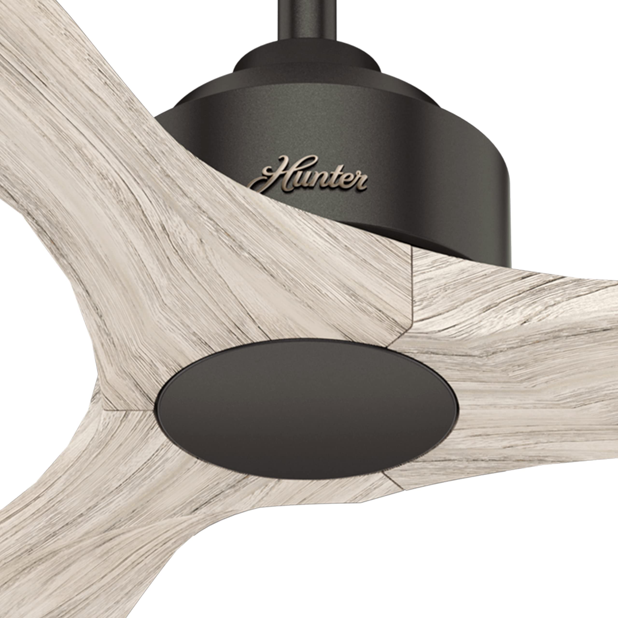 Hunter Fan 52 Inch Contemporary Noble Bronze Finish Indoor Ceiling Fan with 3 Blades - Energy Efficient Quiet DC Motor - Perfect for Living Room, Bedroom & Home Office (Renewed)