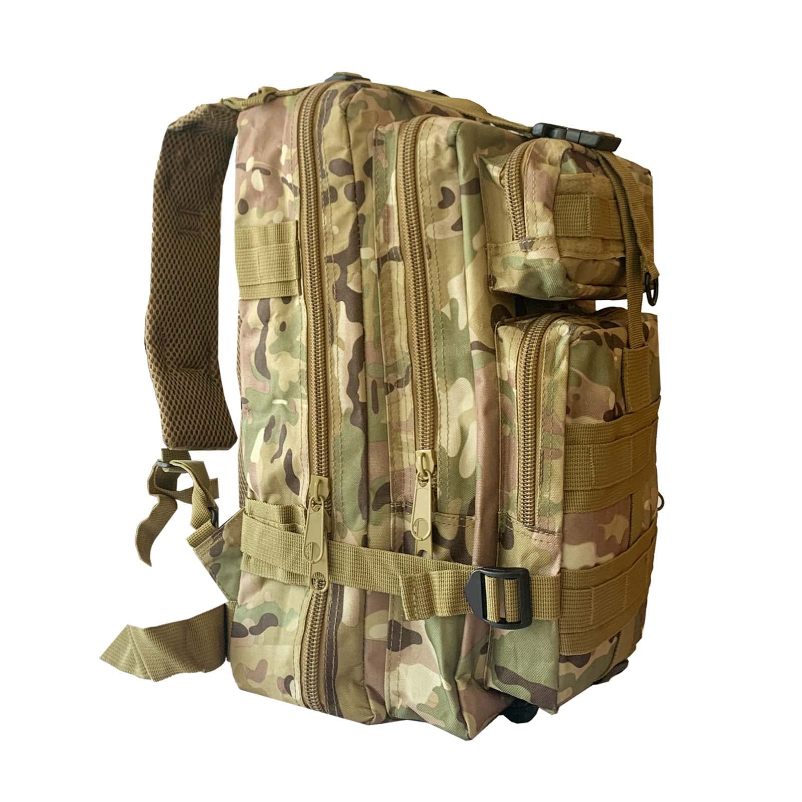 Faniss' 30L Tactical Military Backpack - Waterproof Camo MOLLE Army Rucksack for Outdoor Hiking, Camping, Travel & Survival Gear | Perfect for Hunting, Airsoft & Emergency Preparedness