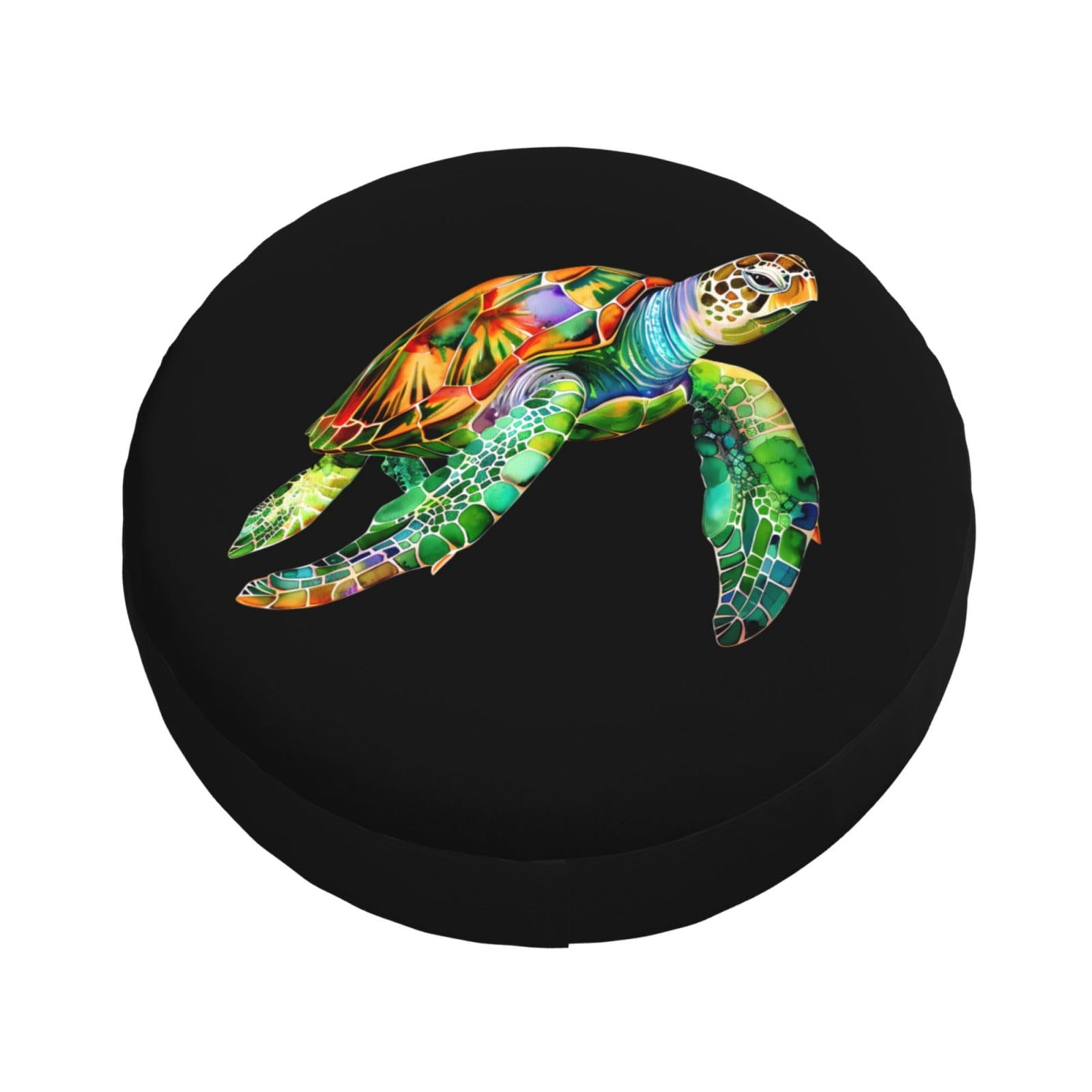 Waterproof UV-Resistant 16 Inch Sea Turtle Spare Tire Cover for Trailers, RVs, SUVs & Most Vehicles - Perfect for Outdoor Adventures & Road Trips
