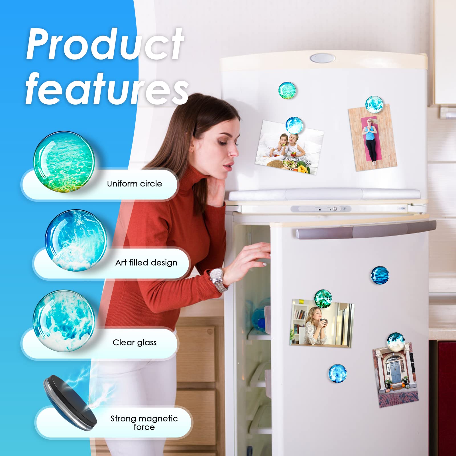 Bamsod Heavy Duty Refrigerator - Durable Stainless Steel & Glass Design for Kitchen, Restaurant, and Commercial Use - Perfect for Food Storage, Beverage Cooling, and Space Saving