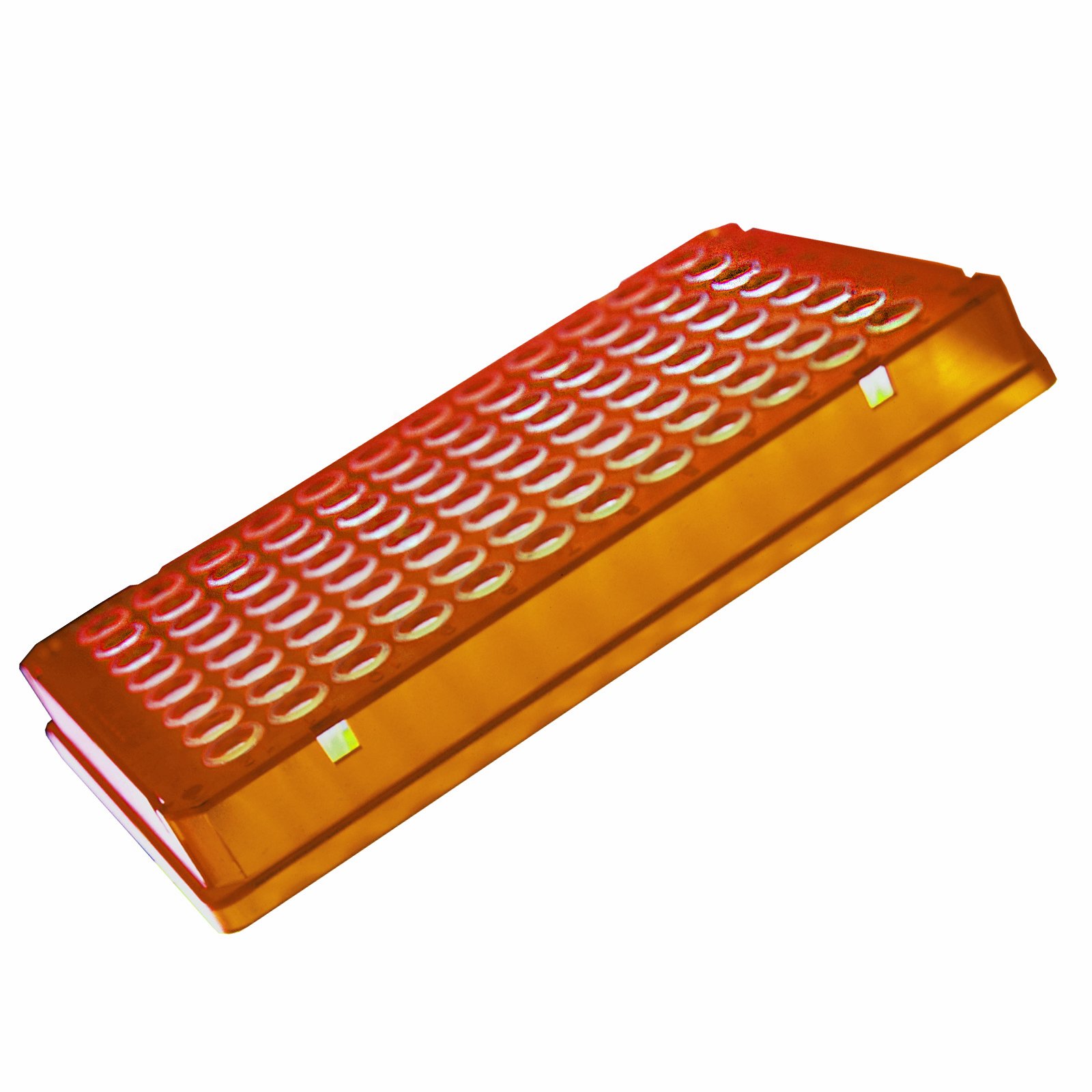 Axygen PCR-96-O | 96-Well 300μL PCR Microplate, Orange Polypropylene, RNase/DNase-Free, Non-Sterile (10 Plates/Unit, 5 Units/Case) - Ideal for High-Throughput PCR, DNA Amplification & Molecular Biology Research