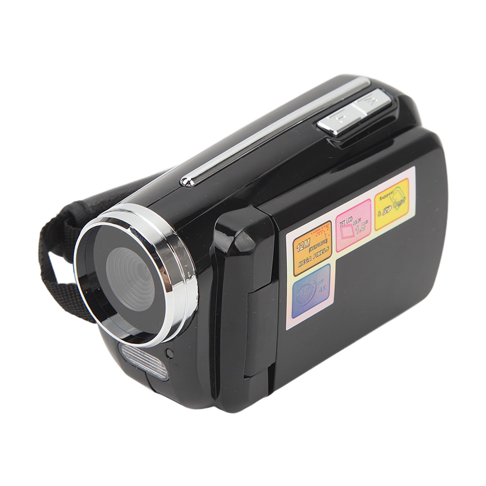 4K HD Video Camera Camcorder - 12MP Digital Camera with 4x Zoom, 1.8