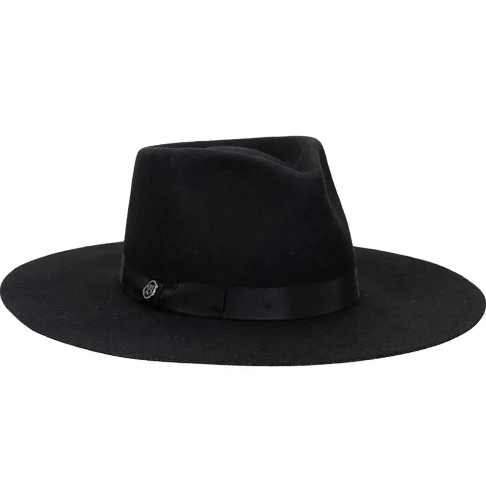 Premium Wool Felt Fedora Hat - Biltmore Celebration Wide Brim Hat for Men & Women | Elegant Fashion Accessory for Outdoor Events, Weddings, and Parties