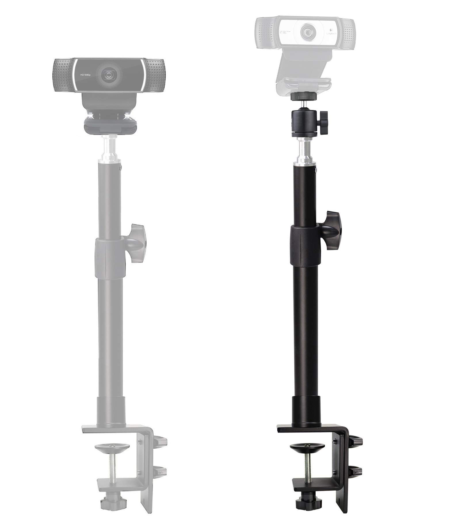 AceTaken Overhead Camera Stand with Desk Clamp - Compatible with Canon DSLR Cameras for Video Recording, Vlogging & Live Streaming - Perfect for YouTube, TikTok & Online Teaching