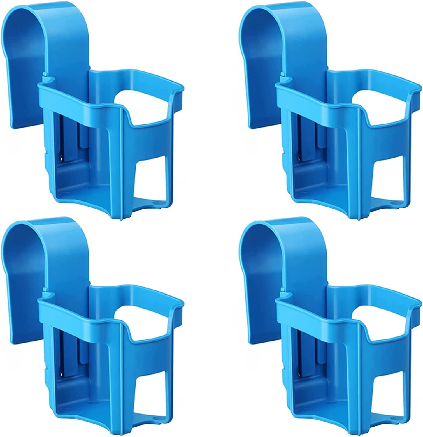 AIZHIYI 4-Pack Heavy Duty Pool Cup Holders - Durable Above Ground Pool Drink Holders Accessories for Most Pools - Perfect for Poolside Drinks, Cocktails & Beverages - Great for Summer BBQs, Pool Parties & Relaxing by the Water