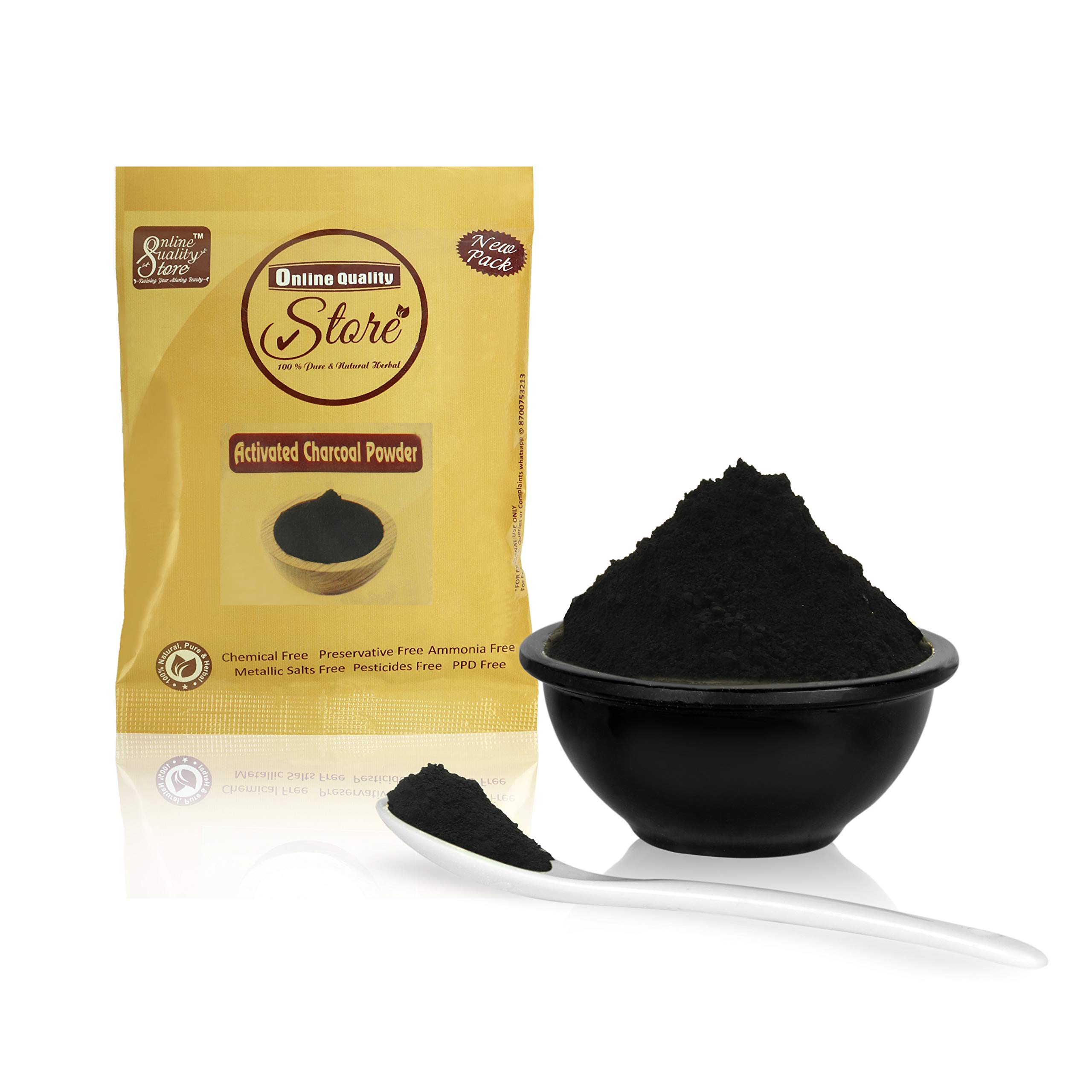 Pure Natural Activated Charcoal Powder for Face & Body - 50g Detoxifying Skin Care, Blackhead Remover & Teeth Whitening | Organic Beauty Treatment for Acne, Pores & Deep Cleansing - Perfect for DIY Masks & Spa Days