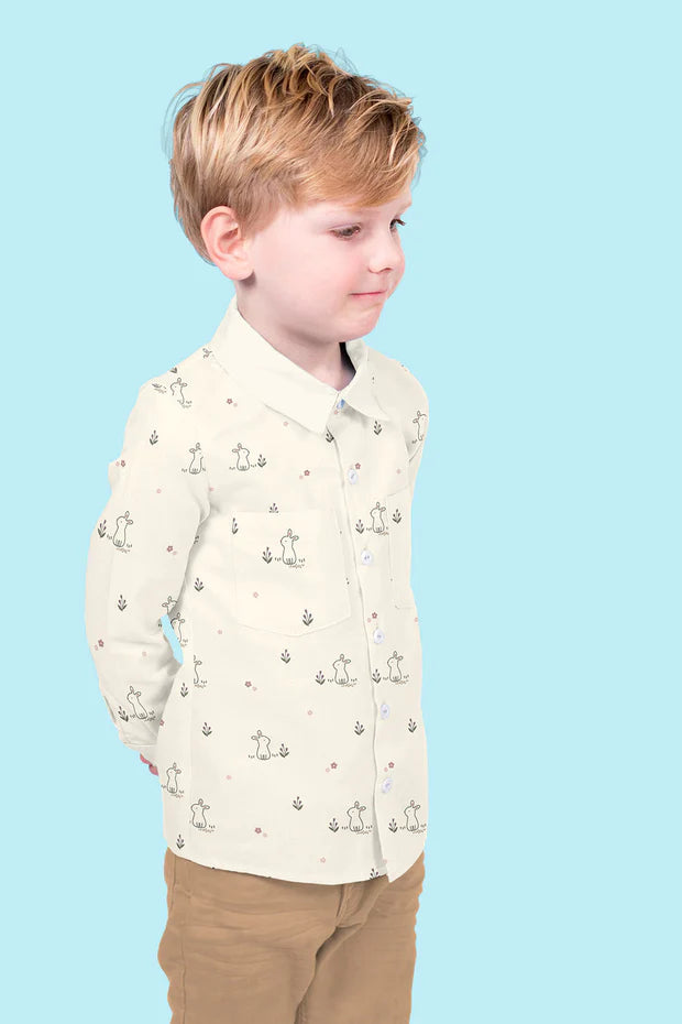Premium Cotton Poplin Fabric with Adorable Bunny Print - Perfect for DIY Sewing, Quilting, and Baby Clothing Projects