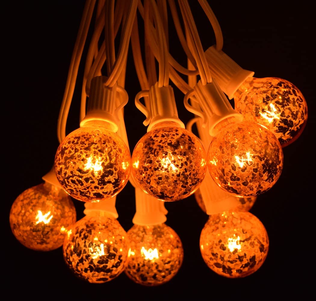 Hometown Evolution 25ft Outdoor Patio String Lights - G40 Gold 1.6