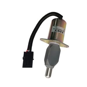 Fuel Shutdown Stop Solenoid Valve 3921978 Compatible with Cummins 6CT 6CTA Engine 12V - Replacement Part for Diesel Trucks, Heavy Equipment & Marine Applications