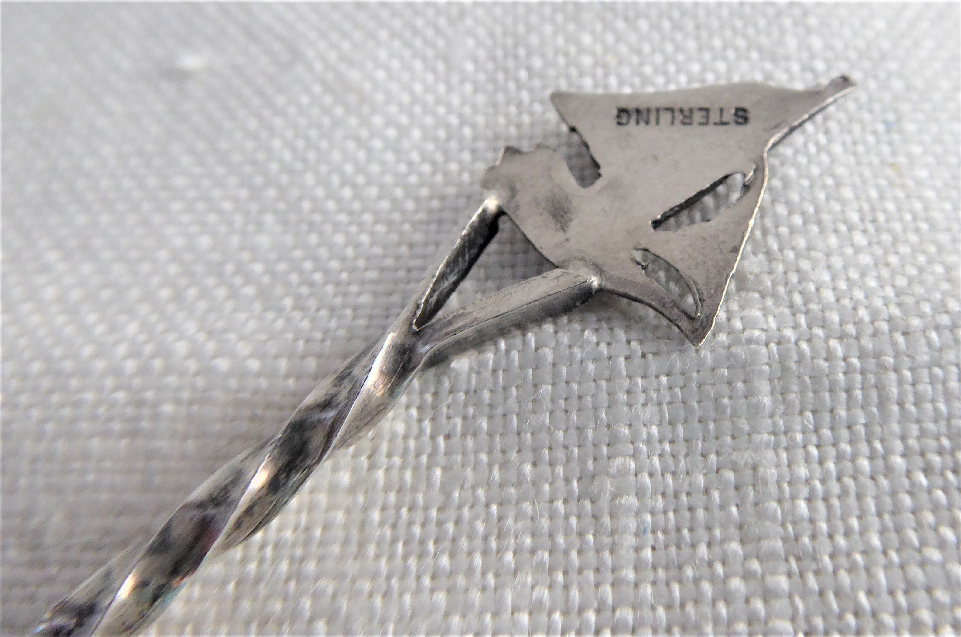 Vintage 1890s DelMonte Handmade Sterling Silver Souvenir Spoon - Engraved Bowl with Gold Wash | Collectible Antique Silverware, Perfect for Display, Gift Giving & Historical Collections