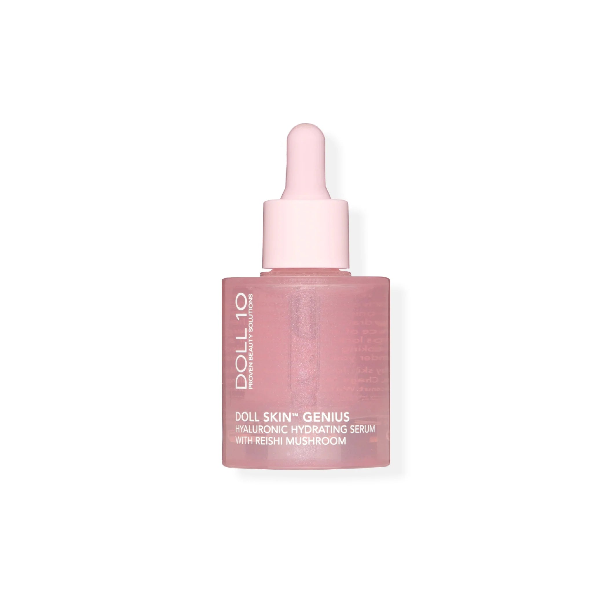 Doll 10 Hyaluronic Acid & Reishi Mushroom Anti-Aging Face Serum for Hydration & Skin Repair - Best for Dry, Sensitive & Mature Skin - Day & Night Skincare Routine