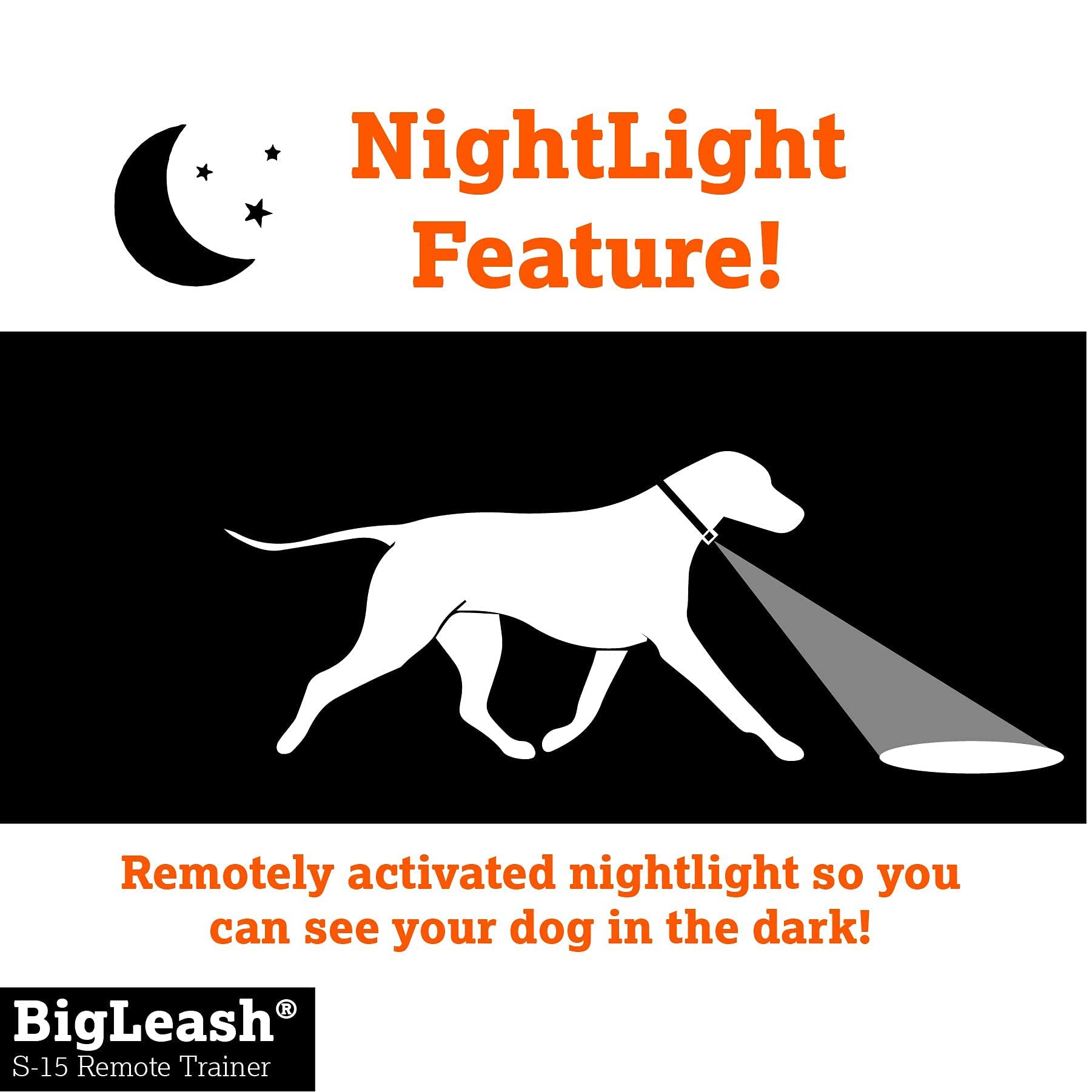 DogWatch S-15 No Shock Dog Training Collar with Remote - 1/2 Mile Range, Beep & Vibration Modes, Waterproof & Rechargeable for Small to Large Dogs - Perfect for Obedience Training, Bark Control & Outdoor Activities