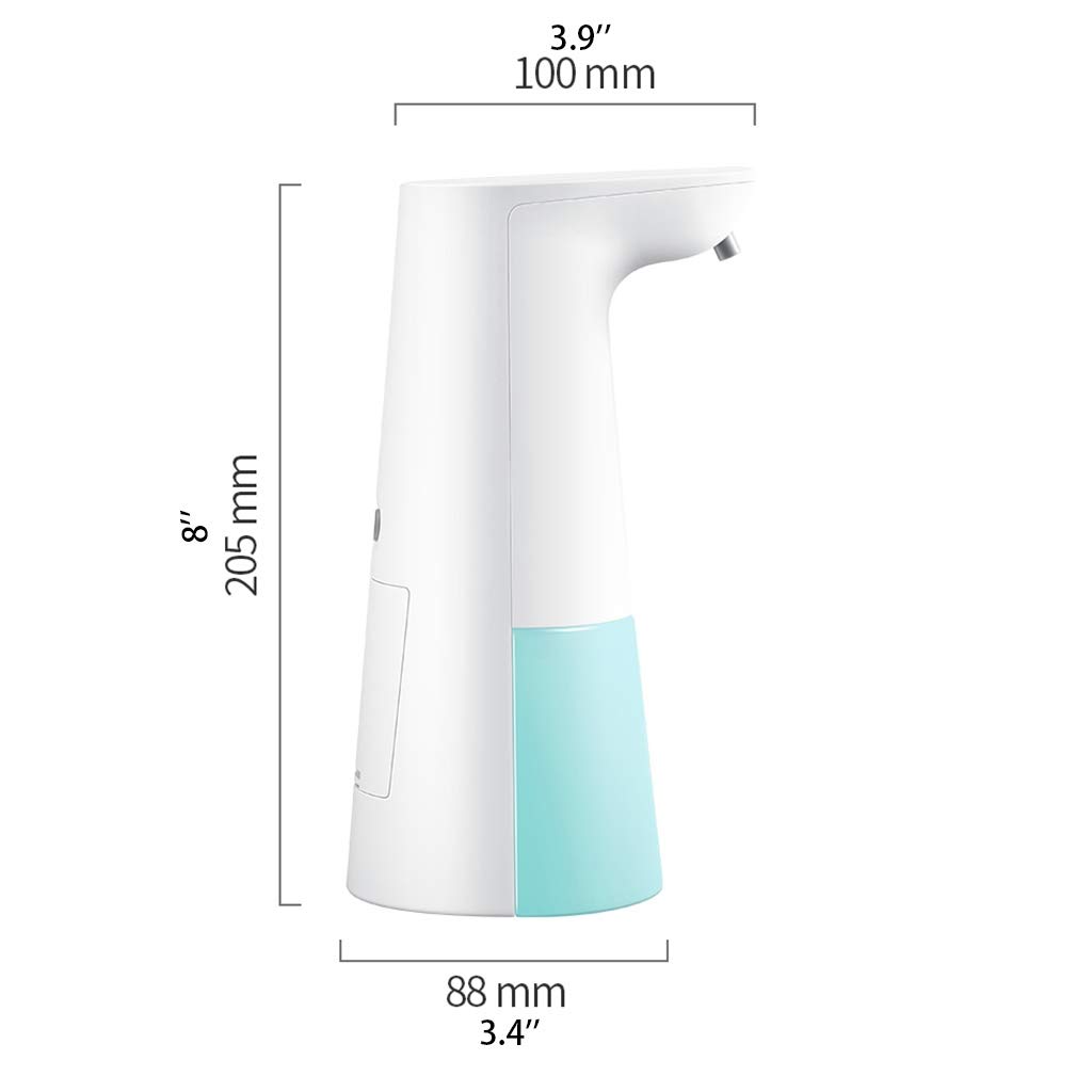 Automatic Foaming Soap Dispenser - Hands-Free Touchless Liquid Soap Pump for Kitchen & Bathroom | White | Smart Sensor Hand Wash Device for Home, Office & Public Restrooms