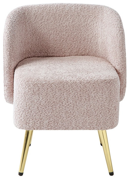 Office Star Abrina Vanity Chair [ABR] - Elegant Makeup Vanity Stool with Padded Seat for Bedroom, Dressing Room & Salon - Comfortable Upholstered Accent Chair
