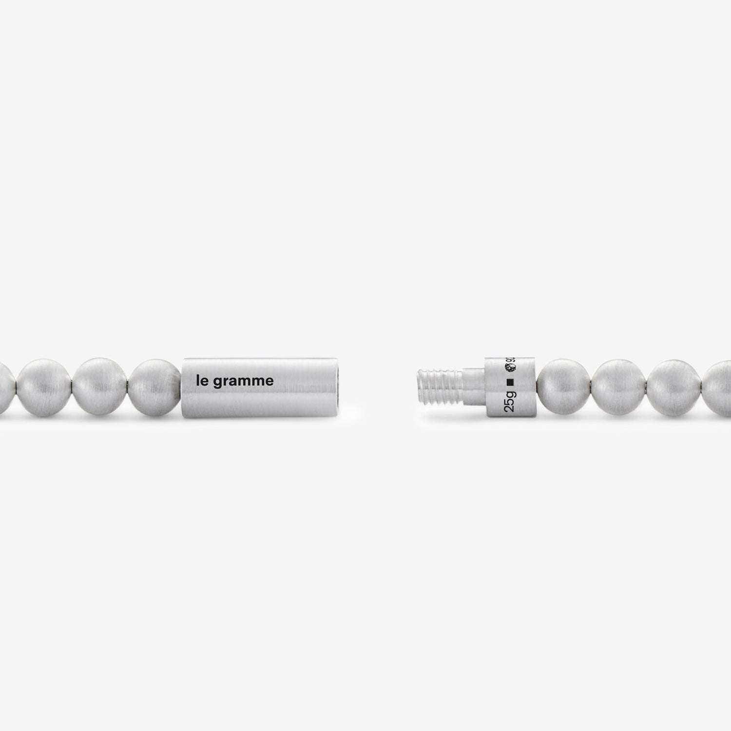 25g Brushed Sterling Silver Beads Bracelet for Women - Elegant Handmade Jewelry Gift for Birthday, Anniversary & Special Occasions