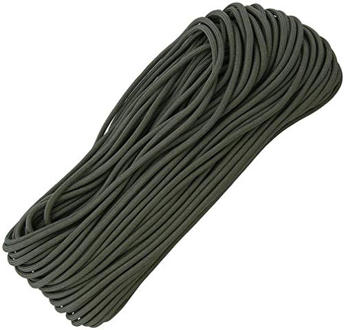 Premium Military Spec Paracord - 550lb Strength Tactical Rope for Outdoor Survival, Camping & Emergency Preparedness (Foliage Green RG1167H)
