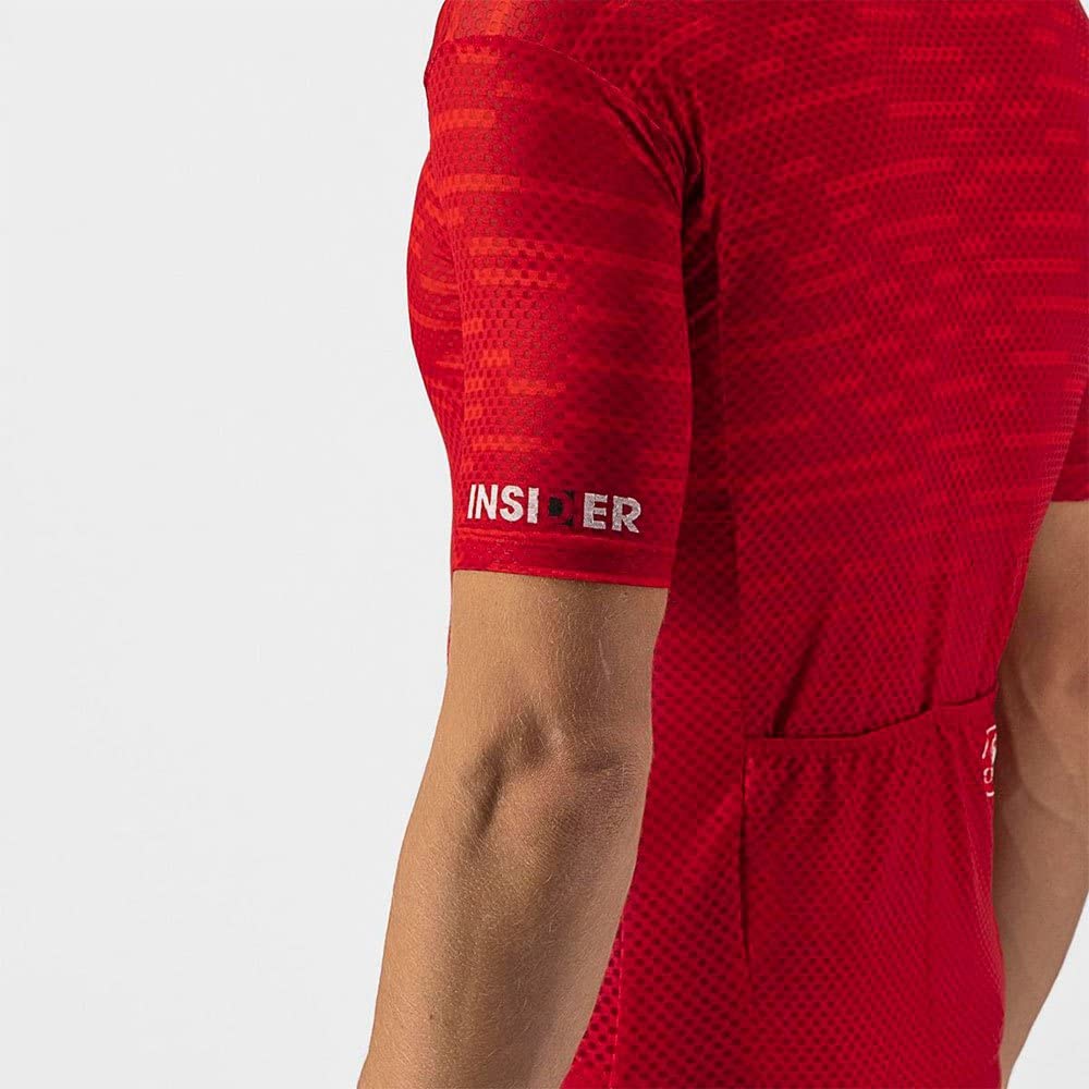 CASTELLI Men's Insider Bike Jersey - Cycling Short Sleeve Performance Shirt for Road & Mountain Biking - Breathable & Moisture-Wicking for Comfortable Rides