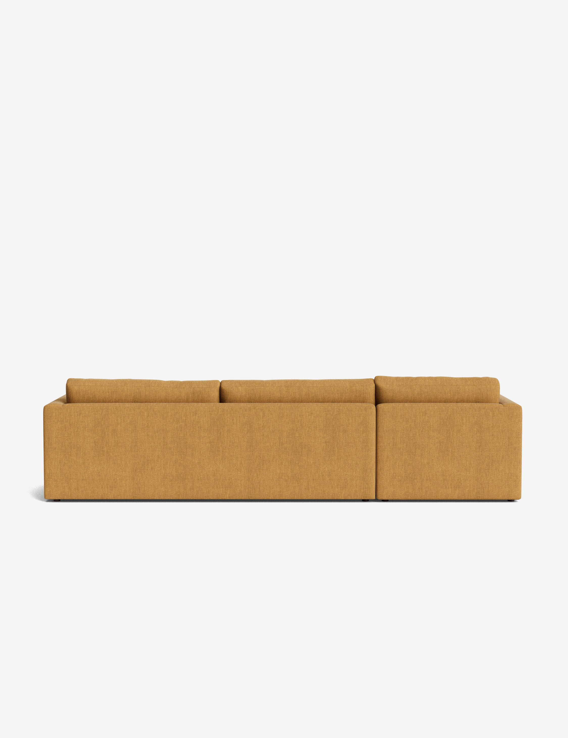 Durham Chaise Sectional Sofa - Modern L-Shaped Couch with Chaise Lounge | Comfortable Fabric Upholstery for Living Room, Family Room & Home Theater