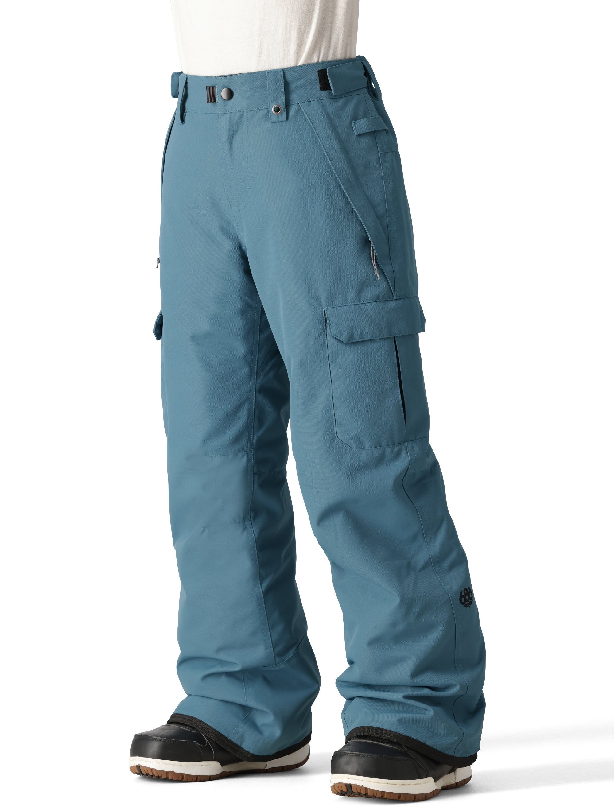 686 Boys' Infinity Cargo Insulated Pants 2025 - Waterproof Winter Snow Pants for Kids, Outdoor Activities & Cold Weather Protection
