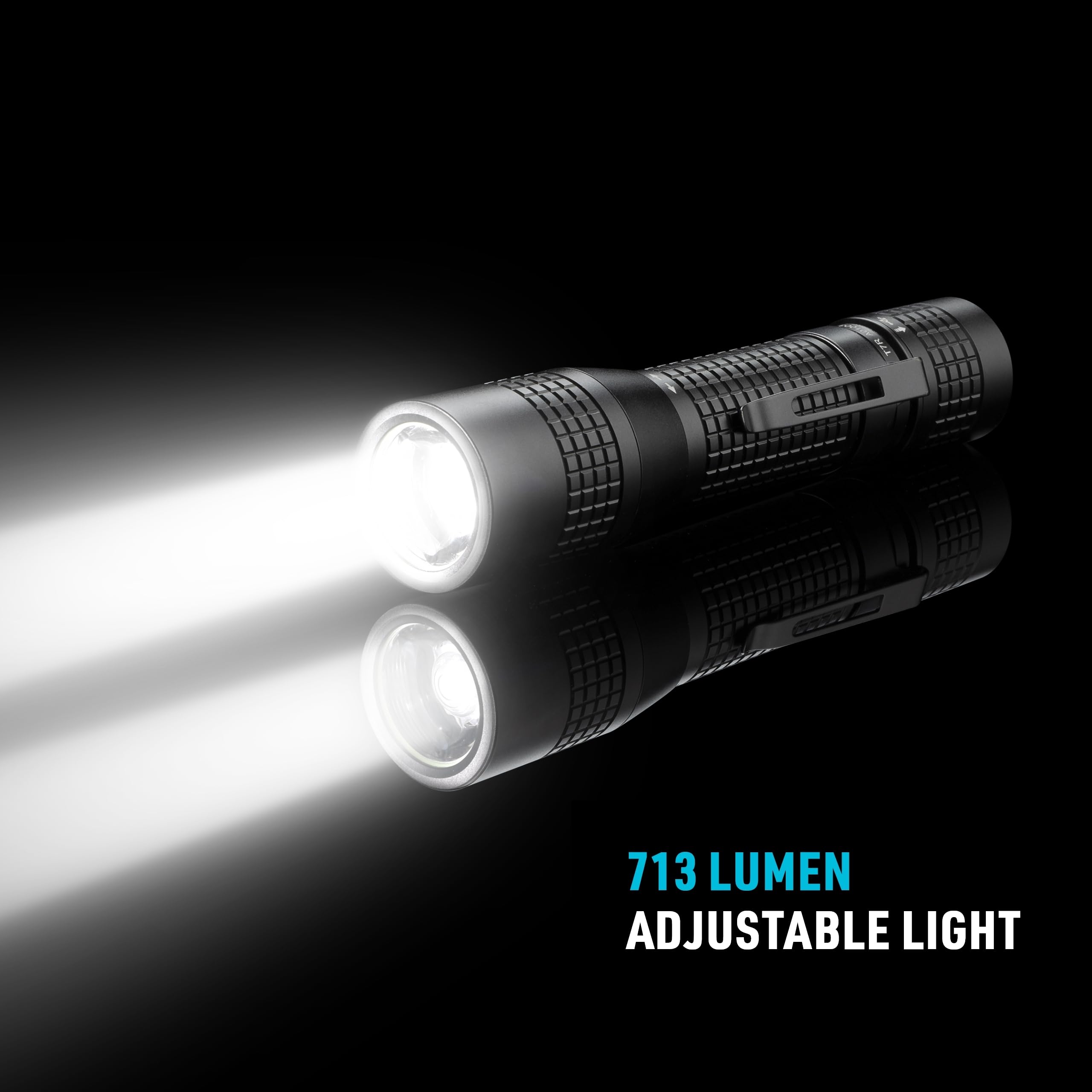 Nite Ize INOVA T7R PowerSwitch Rechargeable Tactical Flashlight - 713 Lumen LED Flashlight for First Responders, Police, Camping & Hiking - Compact & Durable for Emergency, Outdoor Adventures & Home Use