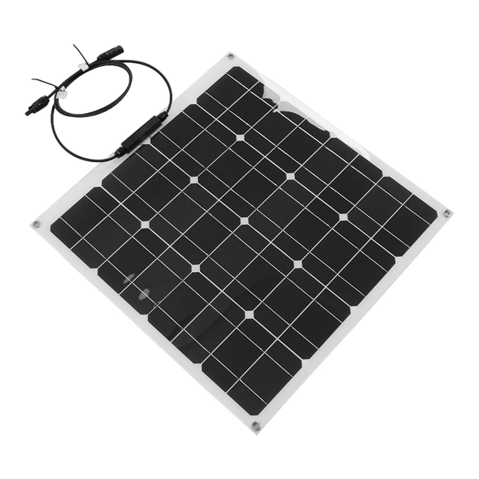 EXCLUZO Foldable Solar Charger - 100W Portable Solar Panel with Weatherproof Design for RV, Camping, Hiking & Outdoor Adventures | Lightweight & Flexible Power Solution for Off-Grid Living