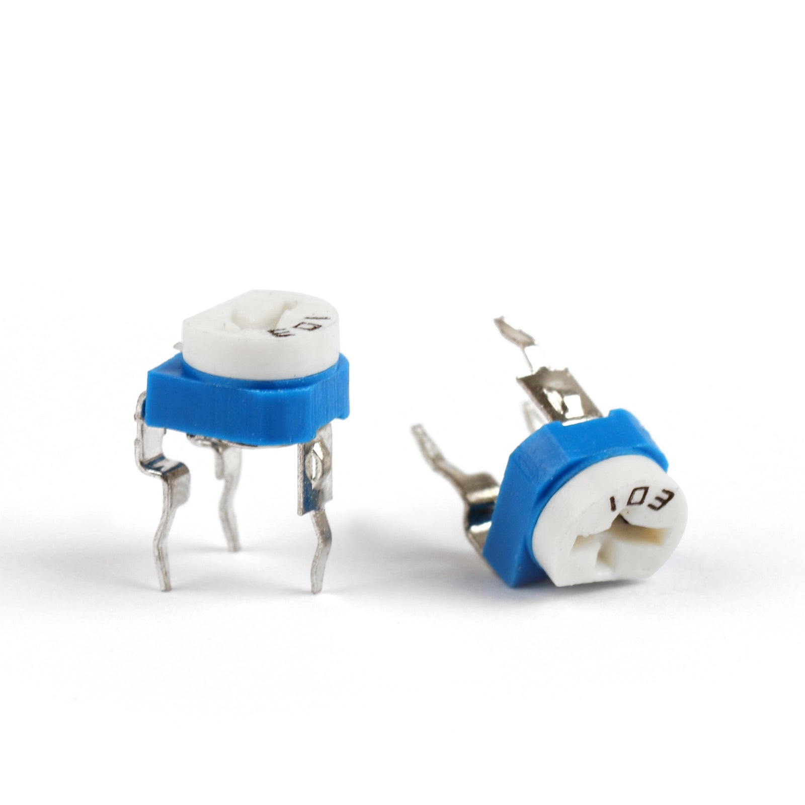 100Pcs 10K Ohm (103) RM063 Trimmer Potentiometer Variable Resistors for Audio Equipment, DIY Electronics & Circuit Board Adjustments