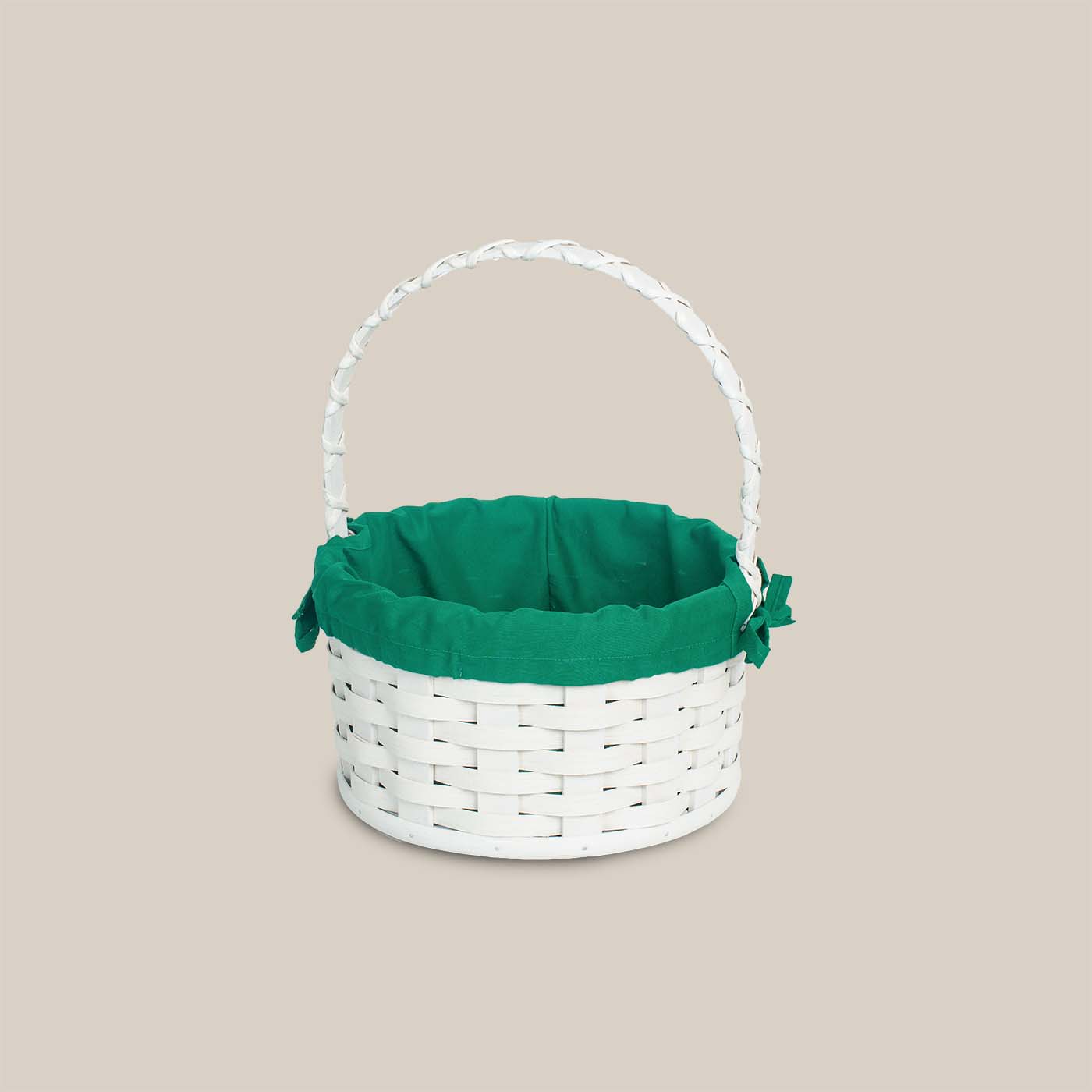 Handmade Amish Pastel Basket Liner for Small Round Easter Baskets - Perfect for Easter Decor, Gift Baskets & Spring Home Decor