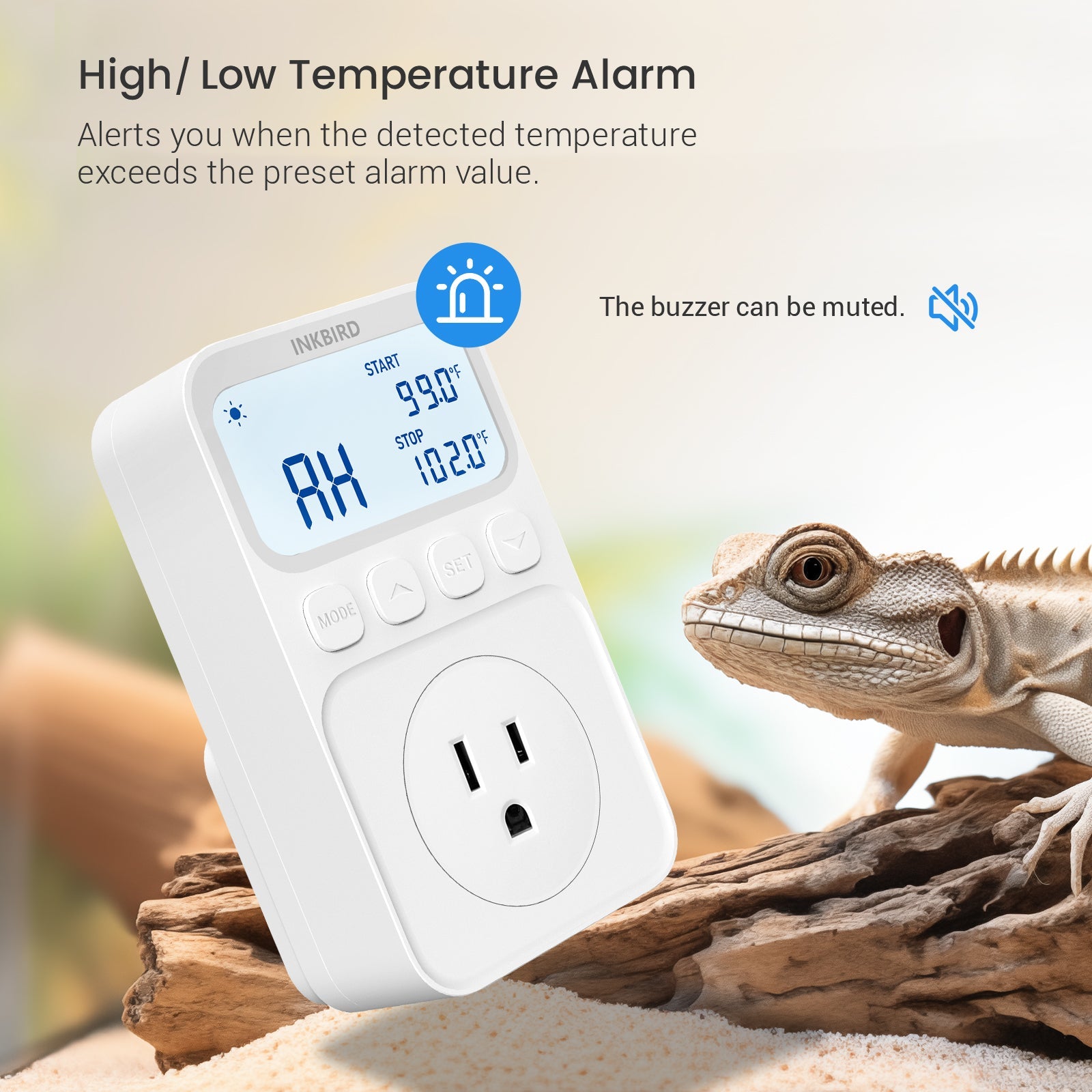Precision Temperature Controller C216T - Digital Thermostat for Home, Greenhouse & Aquarium | Reliable Climate Control for HVAC, Incubators & More
