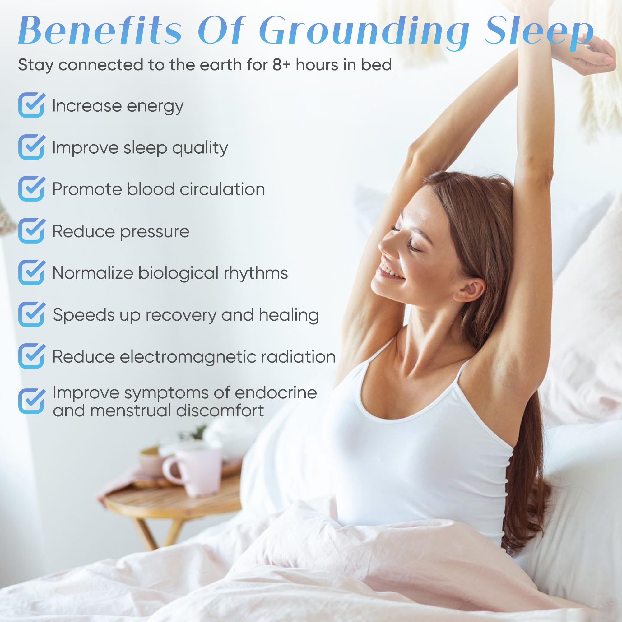 Organic Cotton Grounding Sheets King Size (77