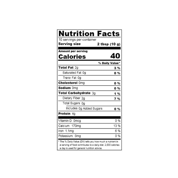Premium Black Sesame Latte Powder Mix - Unsweetened, Vegan & Gluten-Free | Rich in Antioxidants & Calcium | Perfect for Breakfast, Afternoon Tea or Healthy Snacking