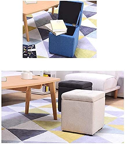 Multifunctional Upholstered Storage Footstool - Foldable Wooden Ottoman for Living Room, Bedroom & Picnic | White PU Leather Shoe Bench & Bed End Stool with Storage Space