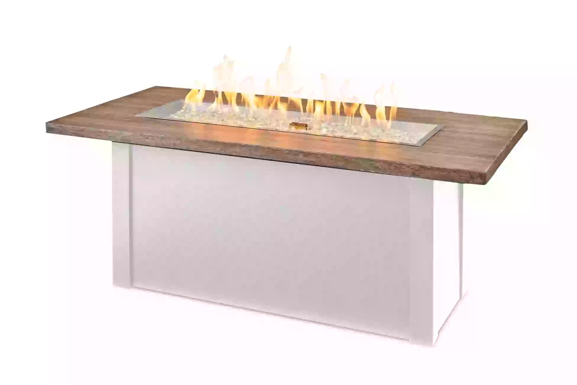 Havenwood Linear Gas Fire Pit Table - Outdoor Patio Heater with Modern Design for Backyard, Deck, and Garden - Perfect for Entertaining and Relaxing